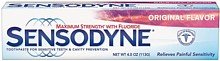 Sensodyne Maximum Strength Toothpaste For Sensitive Teeth With Fluriode And Cavity Proctection, Original Flavor - 4 OZ