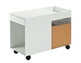 Enchord Mobile Cabinet by Herman Miller - LifeWork-White with Pesto Green D ....