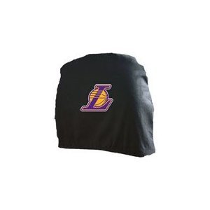 Los Angeles Lakers NBA Basketball Car Headrest Seat Cover - One Pair