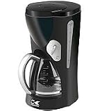 Kalorik 900W 10-12 Cup Coffee Maker with Glass Jar, Black