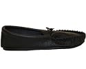 Lace Front Moccasin Leather Slipper@ Mr Shoes