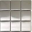 Medium 1 7/8" Square Metal Mosaic Sample Medium 1 7/8" Square Metal Mosaic Sample