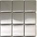 Medium 1 7/8" Square Metal Mosaic Sample