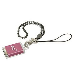 PQI 4GB Intelligent Stick USB Flash Drive i810 Plus. Smallest USB flash drive in the world, waterproof and dust-proof characteristics (color Pink)