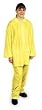Condor 2RB37 Disposable Rainsuit, 3 Pc, Yellow, Large