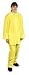 Condor 2RB37 Disposable Rainsuit, 3 Pc, Yellow, Large
