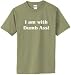 I am with Dumb Ass on 100% Heavy Cotton T-Shirt (40 colors)