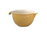 Pfaltzgraff Weir in Your Kitchen 1-Quart Small Mixing Bowl with Pour Spout, Fennel