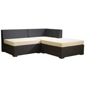 Sicily Outdoor Corner Wicker Sofa by Cadix