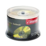 CD-Recordable Discs, 52x, 700MB/80Min, Business Select, Spindle, Gold, 50/Pk