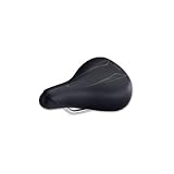 Ravx Intrepid X Downhill/BMX Bicycle Saddle w/Steel Rails - Black - SPB2K7