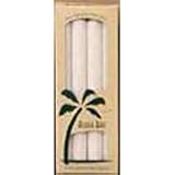 Aloha Bay Candle 9 inches Taper White ( Value Multi-pack of EIGHT(8) x 4 )