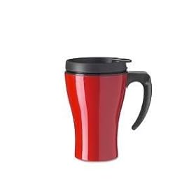 Rosti Mepal, Mug isotermico con chiusura automatica, colore: Rosso Rosti Mepal, Mug isotermico con chiusura automatica, colore: Rosso