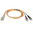 Tripp Lite N518-10M 33' Multimode Duplex 50/125 Fiber Optic Patch Cable LC/ST - 10M (33 Feet)