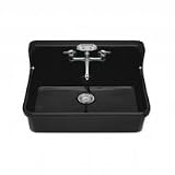 Kohler Apron-Front, Wall-Mount Kitchen Sink K-12700-7 Black Black