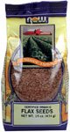 Organic Flax Seed by NOW Foods - (1 lbs)