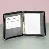 Samsill 15254 Classic Collection Zippered Ring Binder, 8-1/2 X 11, 1-1/2 Capacity, Burgundy