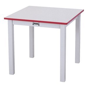 Jonti-Craft 56214JC180 Rainbow Accents Square Preschool Table