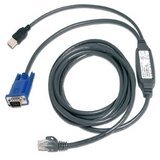 PS/2 Keyboard Mouse Dual Dvi-i Video CABLE15FT