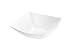 Square White Plastic Serving Salad Bowl 128 oz.