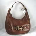 Gucci Handbags (Brown) 152468 Leather Amalfi Hobo Bag