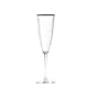 Mikasa Classic Platinum Fluted Champagne Glasses Set of 2
