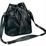 Embassy Black Italian Stone Design Genuine Leather Shoulder Bag