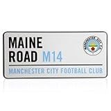 Manchester City plaque de rue 40 x 18cm