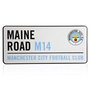 Manchester City Metal Street Sign - 24x20