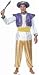 ADULT GENIE OR SULTAN COSTUME -ONE SIZE TO 44 CHEST