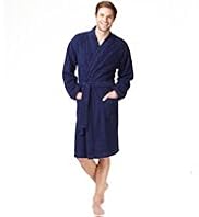 Cotton Rich Lightweight Towelling Dressing Gown