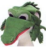 Velvet Alligator Crocodile Gator Hat Visor