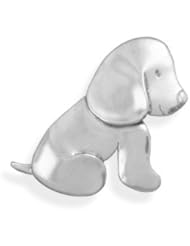 Sterling Silver Dog Pin/Pendant