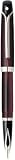 Sheaffer Valor Colors Fountain Pen With Fine Nib, Polished Burgundy Finish With Palladium Plate Trim