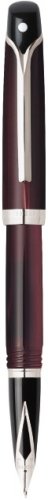 Sheaffer Valor Burgundy Polished Finish w/ Palladium Plate Trim Fine Point Fountain Pen - SH-9356-0F