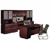 Bush Industries, Inc - 5000309000 - Bush Milano 66 Kneespace Credenza