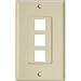 203DCAL Port Decorator Series Almond 3port Image