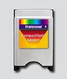 Transcend CompactFlash Adapter; CompactFlash Card ; PCMCIA Type II/III Slot; - Microsoft Windows 98/ Second Edition - Microsoft Windows 2000 - Microsoft Windows ME ; 5V; 85.6 x 54.0 x 3.3 mm (TS0MCF2PC)