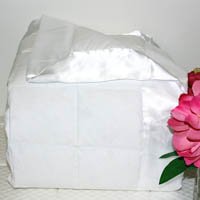 PureRest All Natural Down Twin Blanket - Pure White