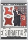 2006-07 Topps Big Game Draft Day Moments Ball and Jersey #AM - Adam Morrison/50