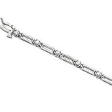 14K White Gold Cubic Zirconia Bracelet
