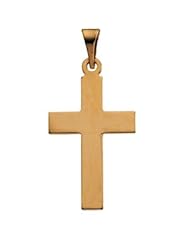 Cross Pendant 14K Yellow Gold 28.00X18.00 mm