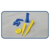 Clamp 'n Stake Beach Umbrella Holder & Anchor & Clamp, Fishing Pole Holder, Fishing Rod Holder