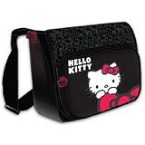 Hello Kitty KT4338BH Horizontal Messenger Style 15.4 inch Laptop Case, Black