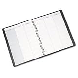 AT-A-GLANCE 80-155-05 Undated teachers planner, 10-7/8 x 8-1/4, black cover