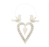 from Sass & Belle Sass & Belle Metal Heart With 2 Birds