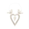 Sass & Belle Metal Heart With 2 Birds