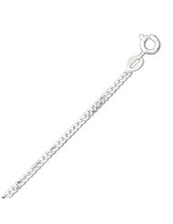 Sterling Silver 16 Inch Curb 060 Chain Necklace - 2.0mm Wide