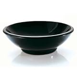 Forgee Shiny Black Bowl Glass Bathroom Vessel Sink
