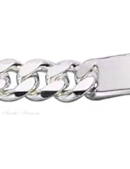 Sterling Silver ID Bracelet Curb 350